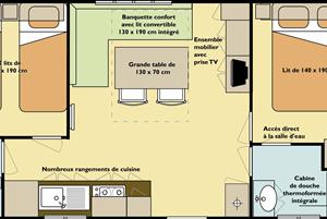 Mobil-Home Super Mercure 4p