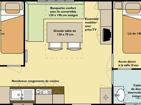 Mobil-Home Super Mercure 4p